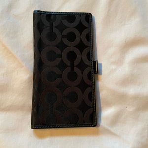 Coach checkbook cover
